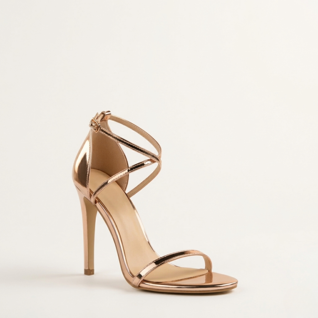 Aura Gold Heels